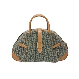 Christian Dior Double Saddle Bag Trotter Khaki